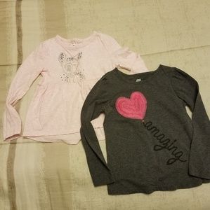 GAP long sleeve tops lot of 2